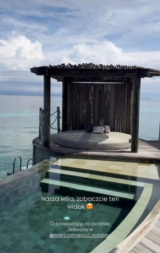 Małgorzata Rozenek i Radosław Majdan na Malediwach