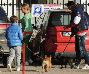 Rozenek odwiedziła pieska w szpitalu