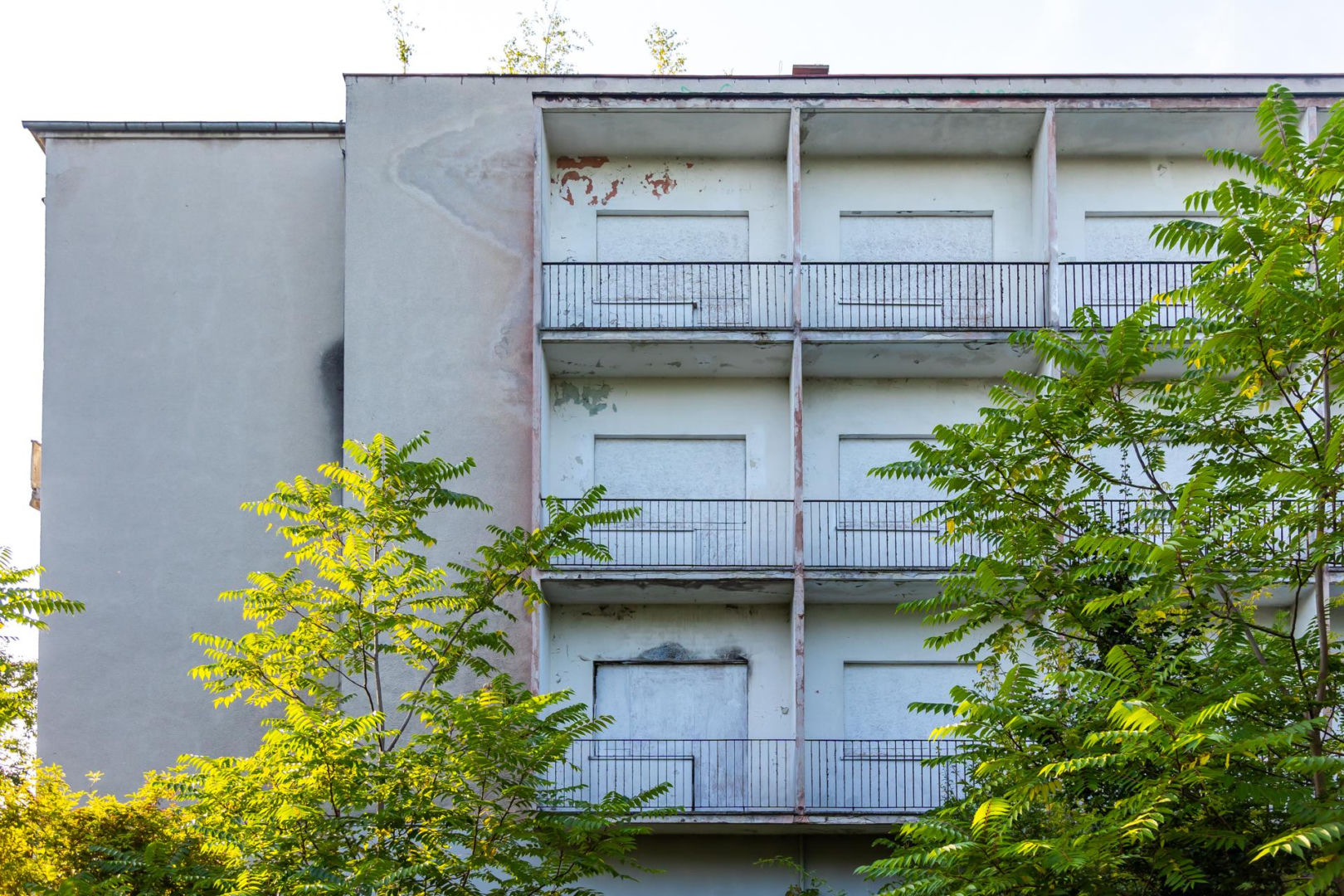 Opuszczone sanatorium wojskowe Wiarus w Ciechocinku