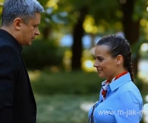 M jak miłość. Magda (Anna Mucha), Wiktor (Piotr Grabowski)