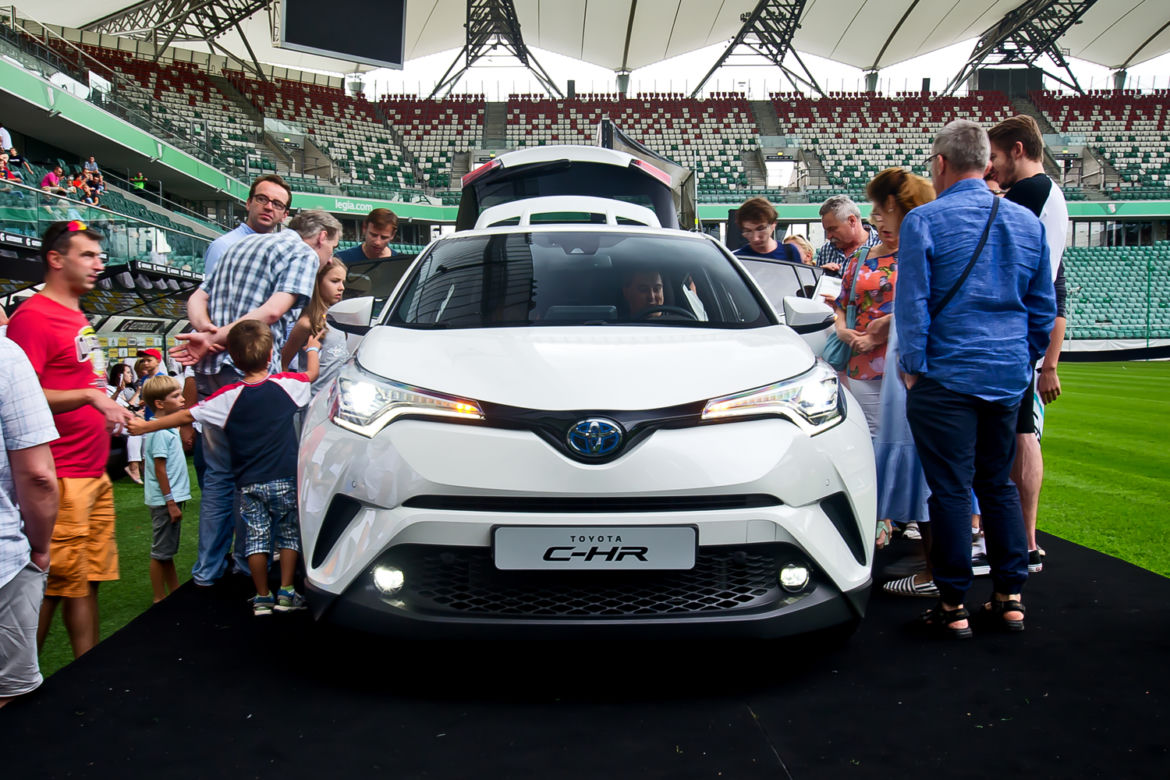 Toyota C-HR, prezentacja Stadion Legii