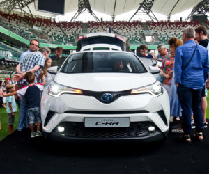 Toyota C-HR, prezentacja Stadion Legii