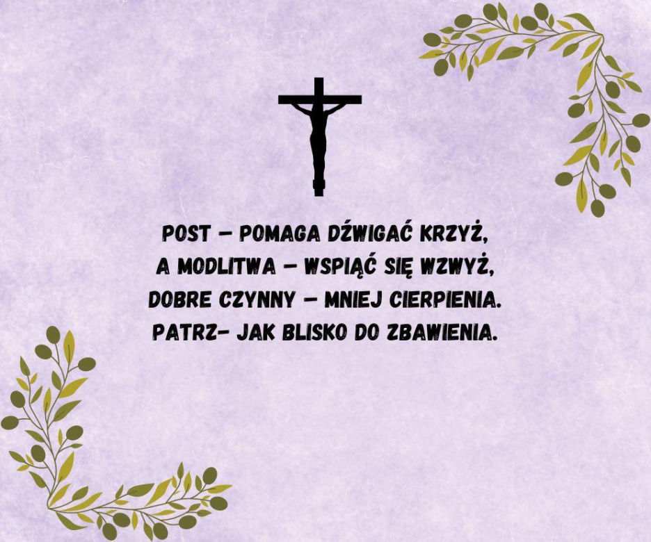 Obrazki z życzeniami na Środę Popielcową