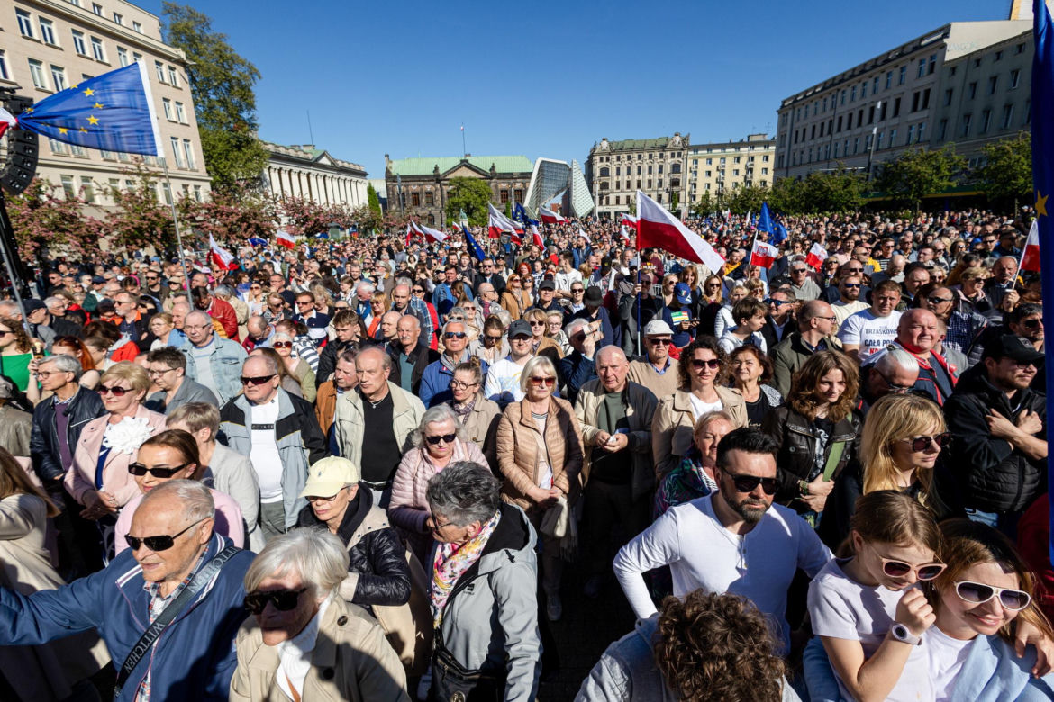 Wiec Rafała Trzaskowskiego w Poznaniu