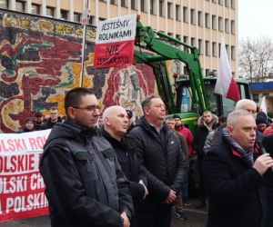 Rolnicy z regionu Siedleckiego protestowali w Siedlcach