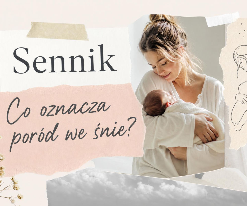 Uśmiechnięta kobieta trzyma niemowlę. O znaczeniu snu o porodzie przeczytasz na portalu Super Express.