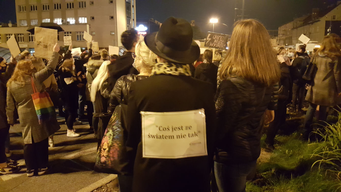 Protest w centrum Bydgoszczy