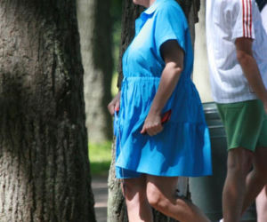 Justyna Sieńczyłło na plaży