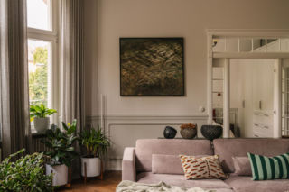 Secesyjny apartament w Poznaniu - projekt Maria Jachalska