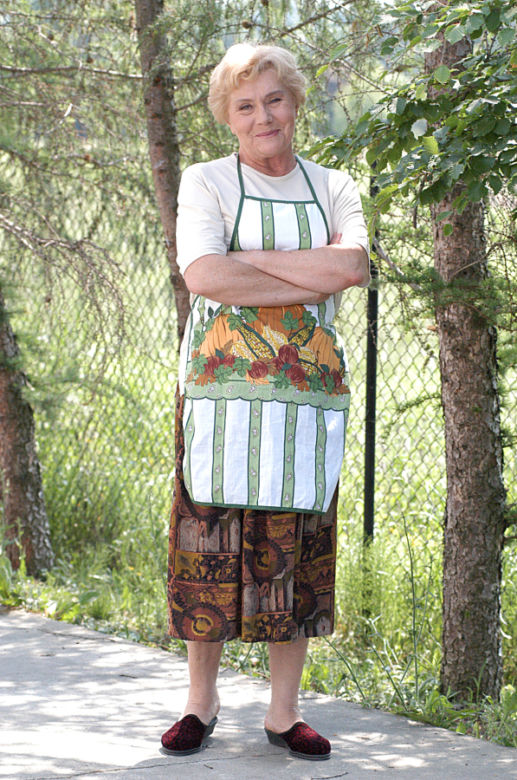 Teresa Lipowska w serialowej Grabinie latem 2003 roku