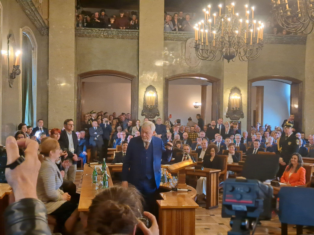 Zaprzysiężenie Aleksandra Miszalskiego na prezydenta miasta Krakowa oraz radnych IX kadencji