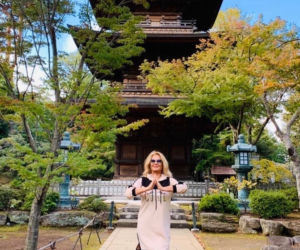 Majka Jeżowska bawi się z rodzina w Japonii