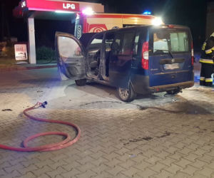 GROZA na stacji paliw! Nieprzytomna osoba poparzona!