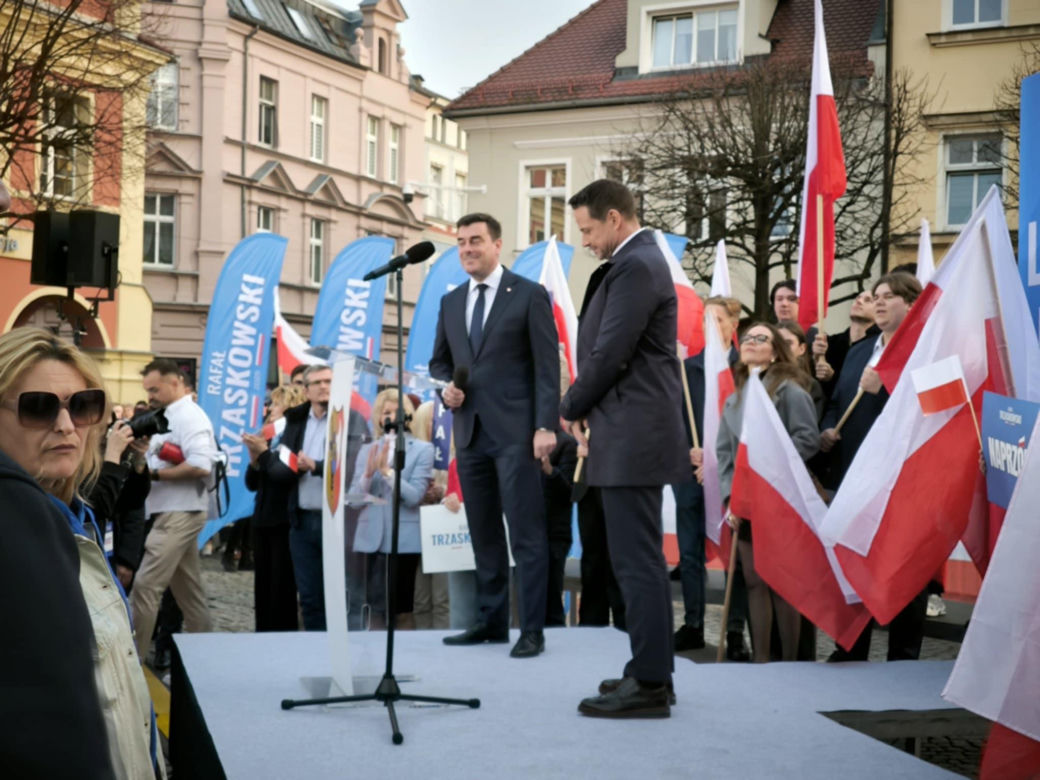 Trzaskowski w Lesznie 