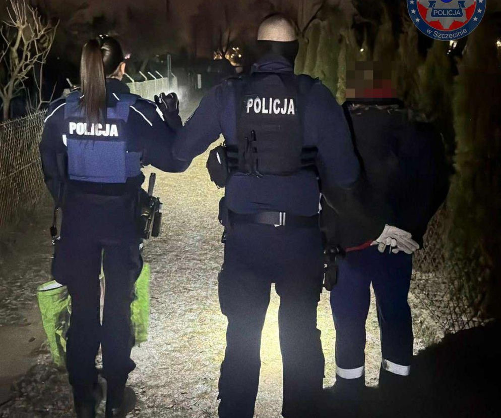 Działkowy włamywacz w rękach policji. Wpadł na gorącym uczynku