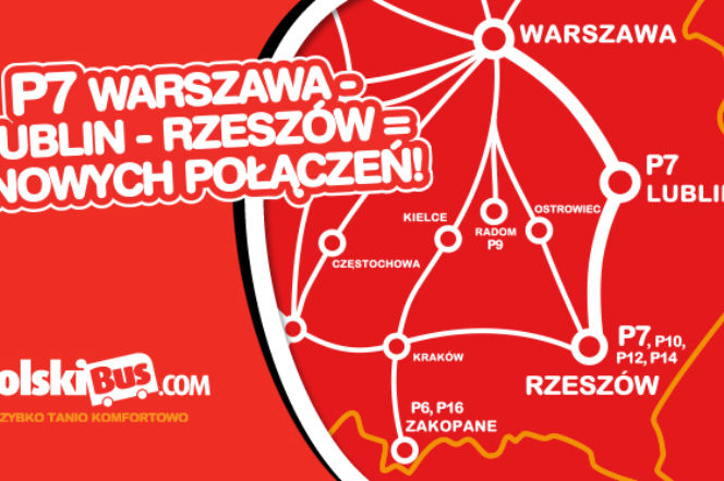 Polski Bus nowy rozkład jazdy