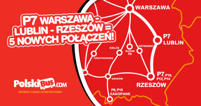 Polski Bus nowy rozkład jazdy