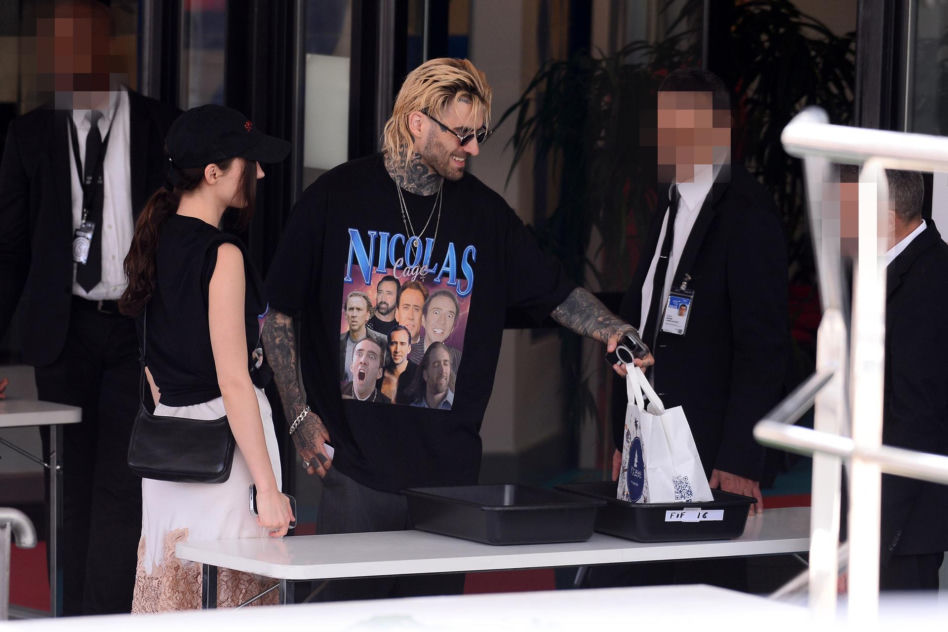 Martyna Byczkowska i Quebonafide w Cannes