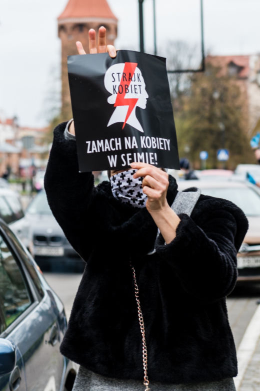 Strajk kobiet w Trójmieście. Awantura w centrum Gdańska