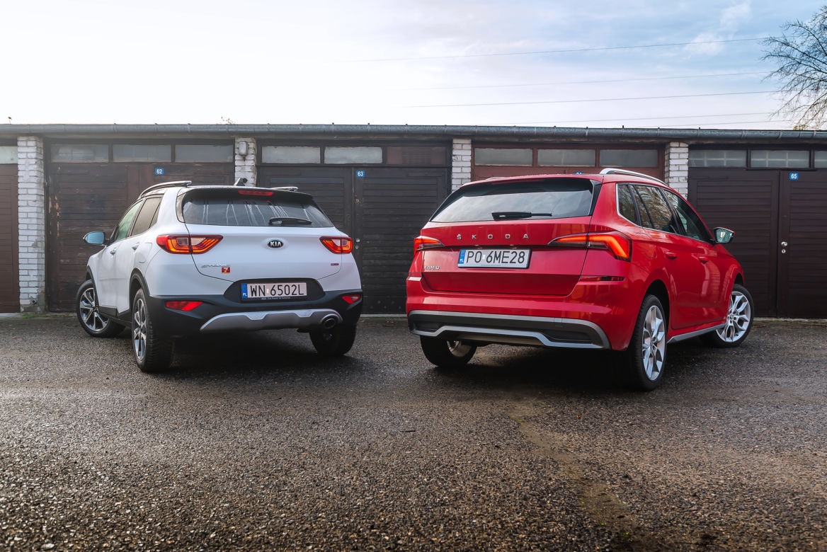 Skoda Kamiq 1.0 TSI 115 KM DSG7 Style vs. Kia Stonic 1.0 T-GDI 120 KM 6MT XL
