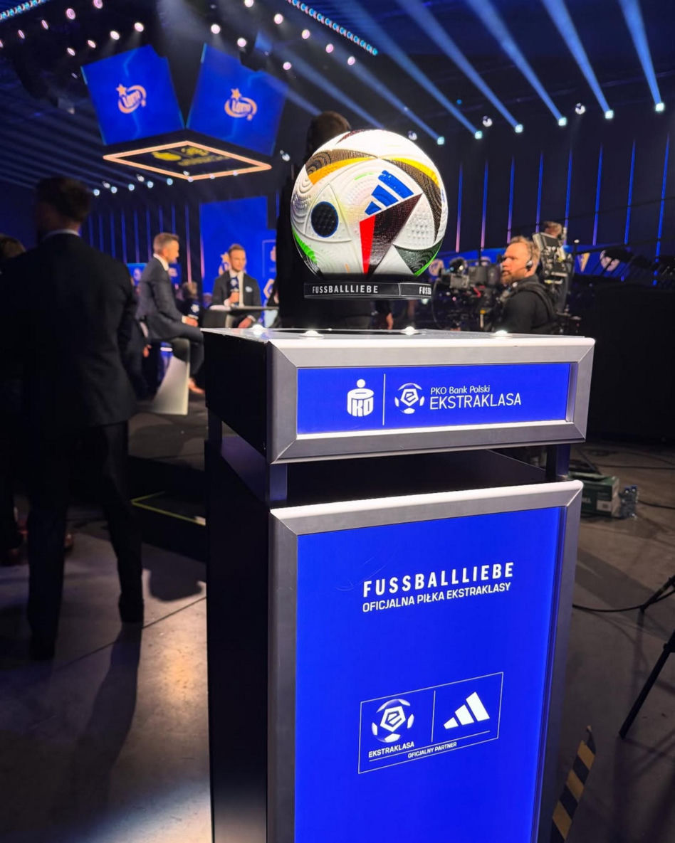 Rafał Mroczek na gali Ekstraklasy