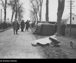  Wypadek samochodowy na trasie Poznań-Żegrze w 1936 roku