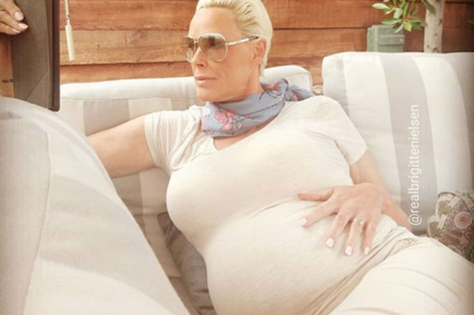 Brigitte Nielsen w ciąży