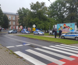 Policyjna akcja Bezpieczna droga do szkoły w Tarnowie