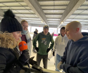 Kryte lodowisko przy Hali Urania