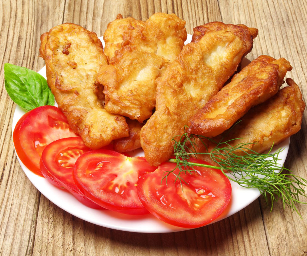 Ryba smażona w cieście curry