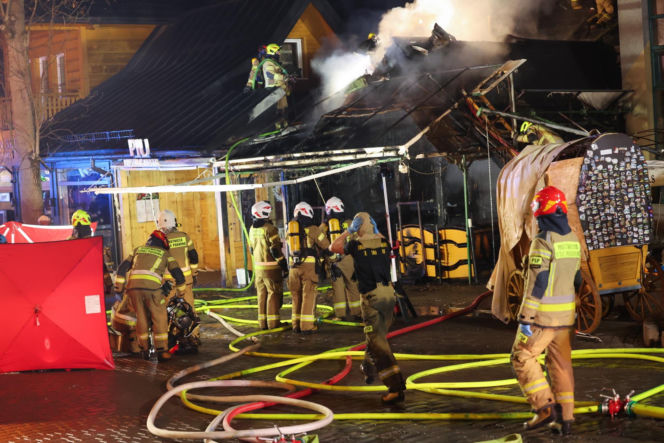 Pożar lokalu na Krupówkach