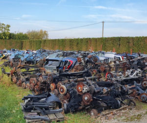 Potężny magazyn kradzionych części! Są warte pół miliona