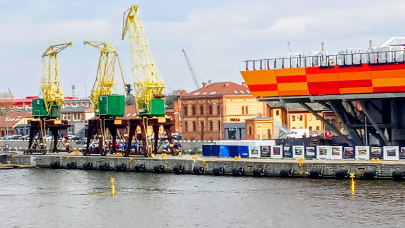 Budowa Morskiego Centrum Nauki w Szczecinie - kwiecień 2021