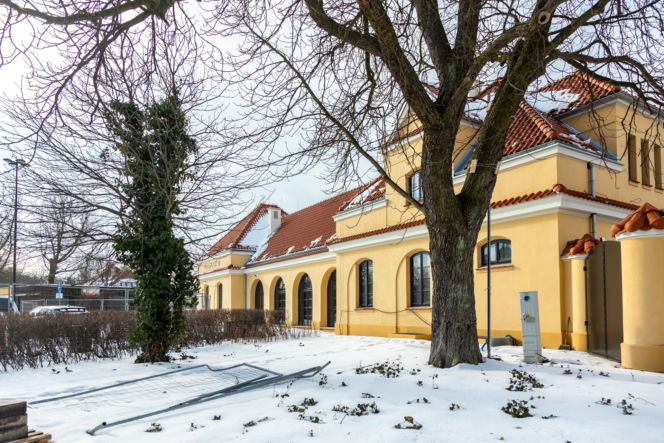 Dawny dworzec Warszawa Wilanów po remoncie