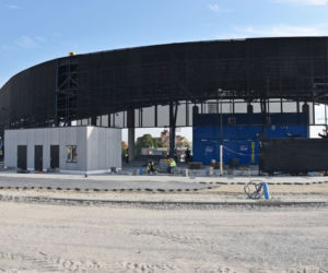 Budowa stadionu w Szczecinie - sierpień 2020