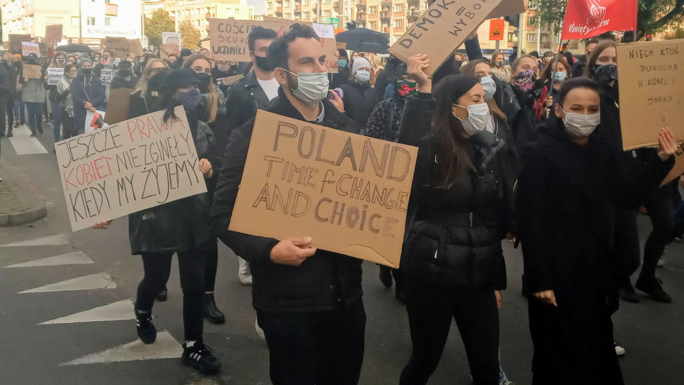 Protest kobiet w Szczecinie - 28.10.2020