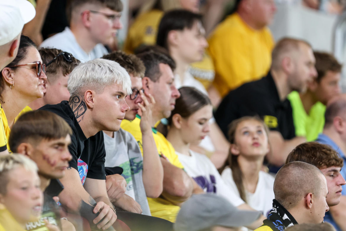 Zdjęcia kibiców z meczu GKS Katowice - MSK Żilina