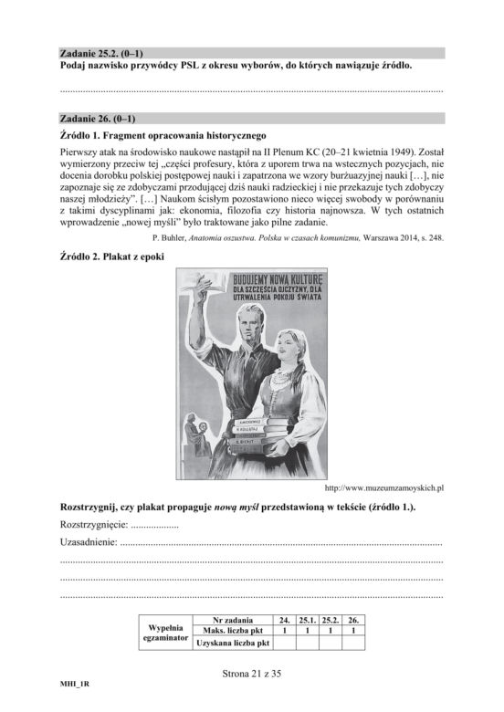 Matura 2020 ARKUSZE CKE: Historia