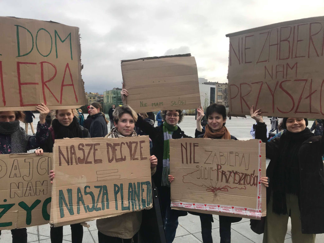Manifestacja w obronie klimatu