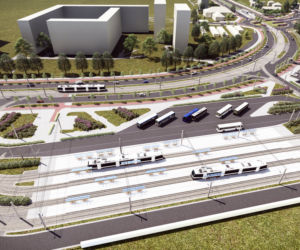 Pętla tramwajowo-autobusowa na Szafera