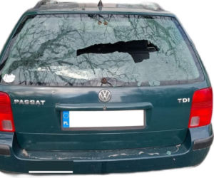 Zaparkowany samochód ostrzelany w Sokołowie Podlaskim?