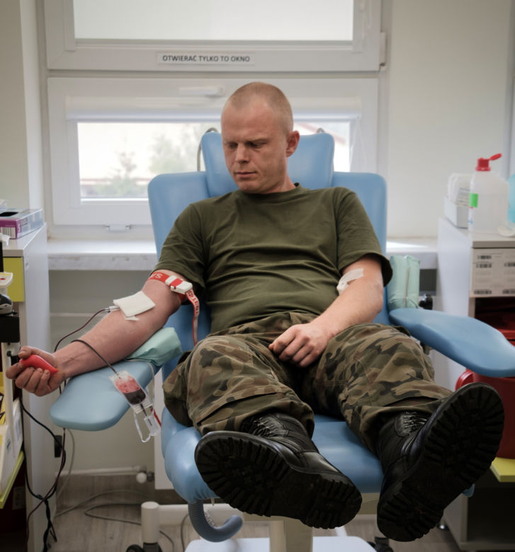 Terytorialsi z Przemyśla zebrali w lipcu 35 litrów krwi dla mieszkańców! 