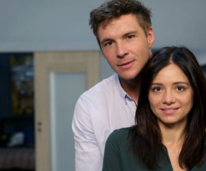 M jak miłość odc. 1433. Iza (Adriana Kalska), Marcin (Mikołaj Roznerski)