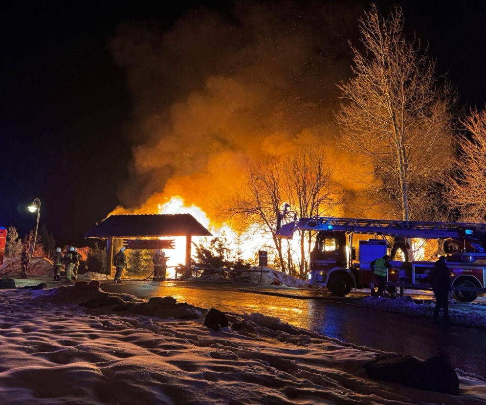 Pożar w hotelu w Małopolsce. Ogień wybuchł w trakcie wesela, są poszkodowani