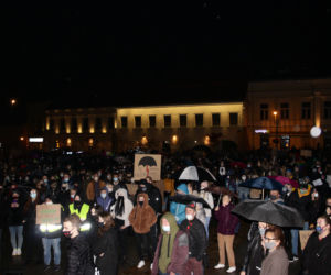 30 października - protesty w Kielcach