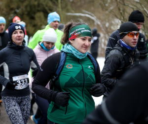 Wystrzał startera zamiast szampana. Tłumy powitały Nowy Rok na XX Śląskim Maratonie Noworocznym Cyborg