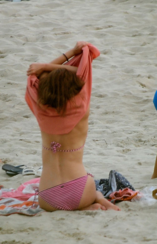 Dzień Dobry Chałupy! Anna Kalczyńska na plaży