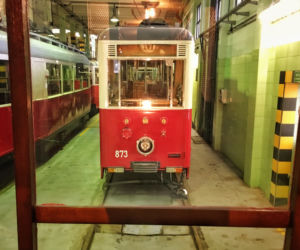 Tramwaje w zajezdni Mokotów