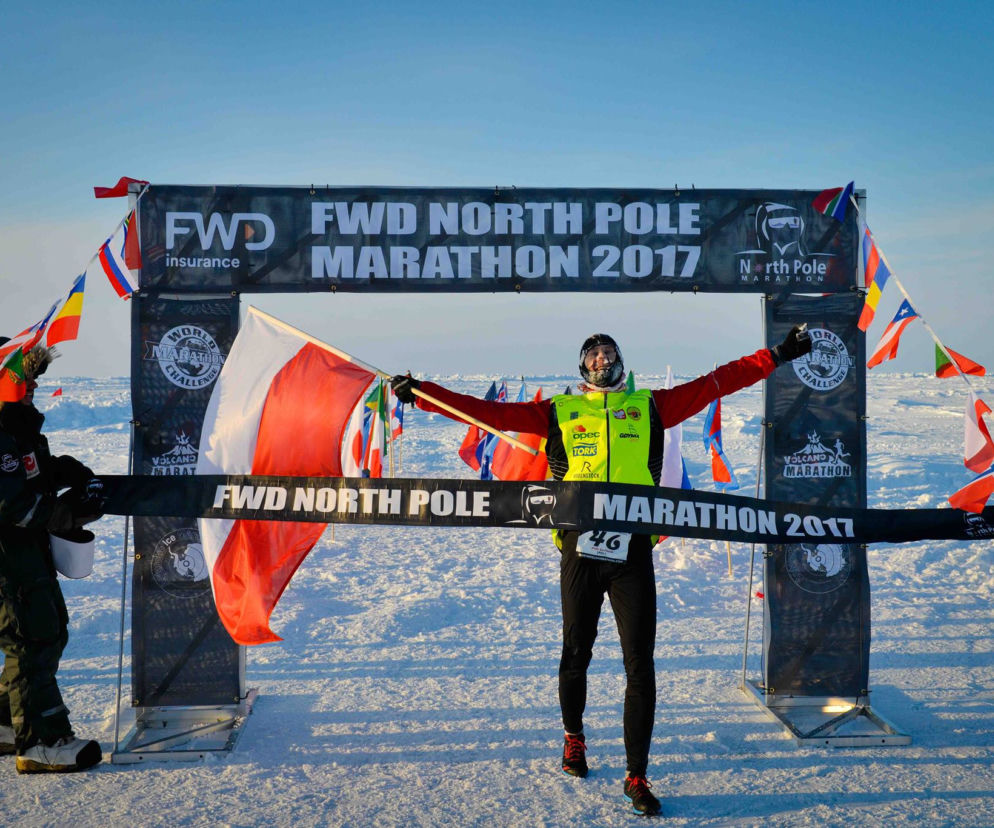 North Pole Marathon 2017 - bieg wygrany przez Piotra Suchenię