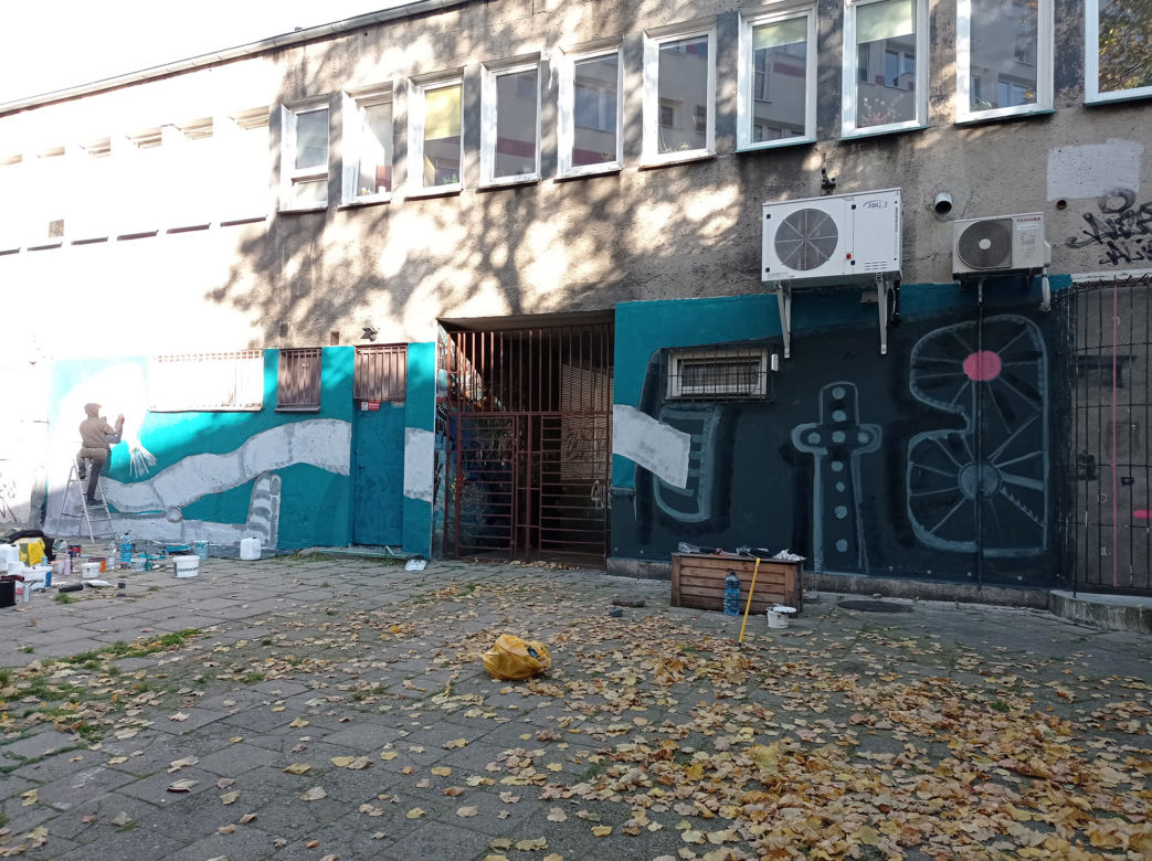 Nowy mural w centrum Szczecina